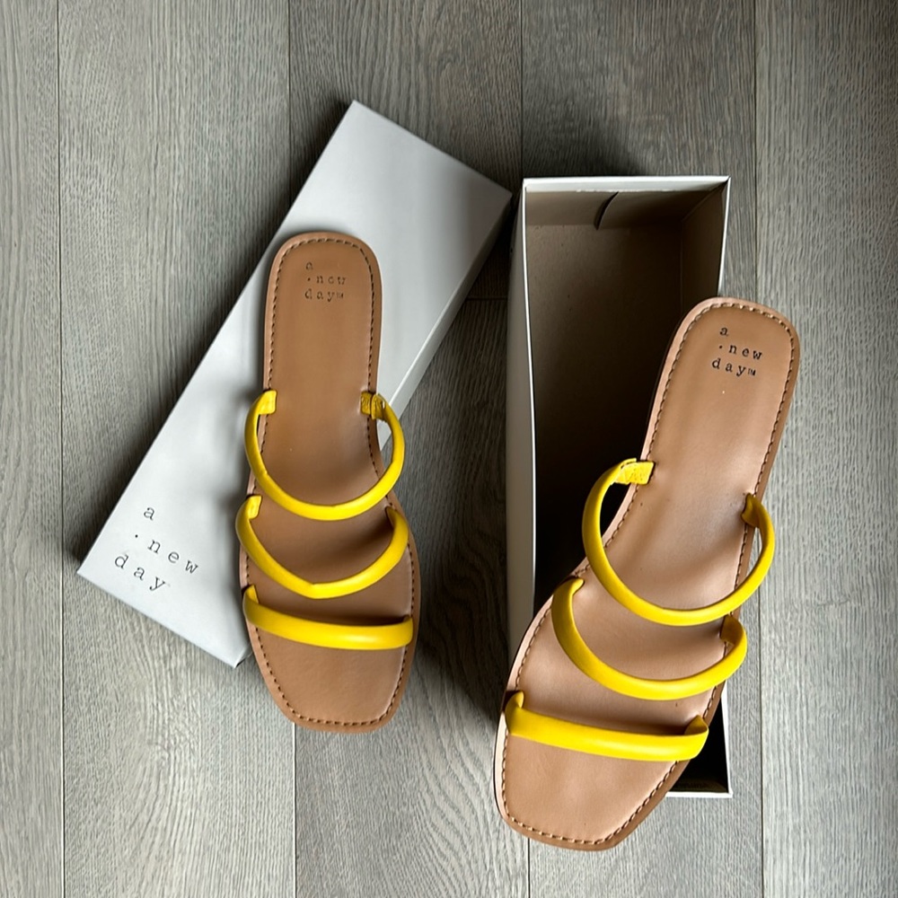 A New Day Yellow Sandals